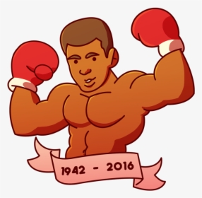 Rip Muhammad Ali forever The Champion, Since The Dawn - Draw Muhammad Ali Cartoon, HD Png Download, Free Download