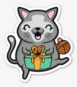 Cute Kitten Sticker, HD Png Download, Free Download