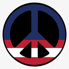 Us 36 Star Wagon Wheel Flag Peace Symbol Scallywag - Peace Symbols, HD Png Download, Free Download