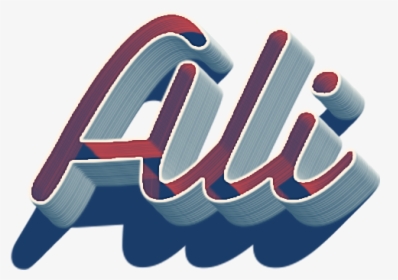 Ali 3d Letter Png Name - Graphic Design, Transparent Png, Free Download