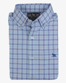 Featherweight Button Down Lagoon - Plaid, HD Png Download, Free Download