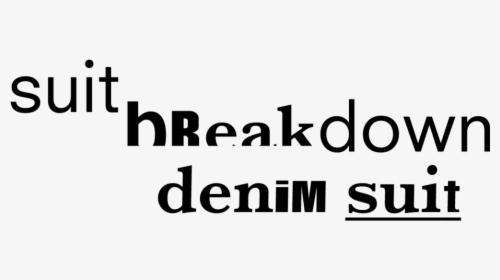 Titel Suit Breakdown Denim Suit - Teneo, HD Png Download, Free Download