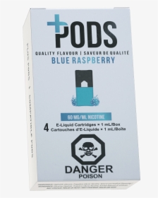 Plus Pods Blue Raspberry 6% - Blue Raspberry Juul Pod, HD Png Download, Free Download