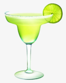 Cocktail Tequila Sunrise Clip - Margarita Clipart Black Background, HD Png Download, Free Download