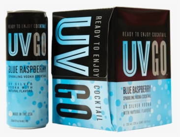 Uv Go Blue Raspberry - Caffeinated Drink, HD Png Download, Free Download