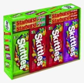 Skittles Png Pic - Skittles And Starburst Variety Pack, Transparent Png, Free Download