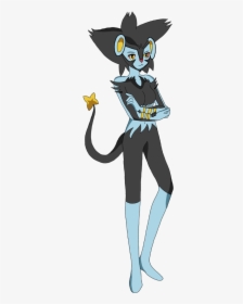 Pokemon Luxray Human Form - Cartoon, HD Png Download, Free Download
