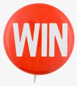 Red And White Win Political Button Museum - Balloon, HD Png Download, Free Download