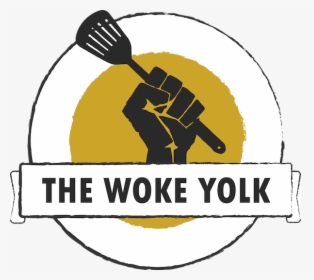 Woke Yolk Logo Featuring Raised Fist With Spatula - Fist, HD Png Download, Free Download