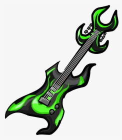 Club Penguin Rewritten Wiki - Club Penguin Electric Guitar, HD Png Download, Free Download