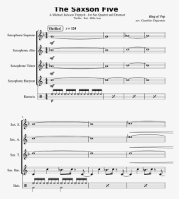 The Saxson Five - Oh When The Saints Alto Sax, HD Png Download, Free Download