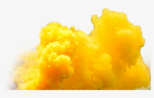 #ftestickers #yellow #smoke - Yellow Cloud Smoke Png, Transparent Png, Free Download