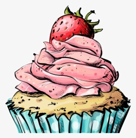 Cupcake Birthday Cake Bakery Muffin - Cake Poster Clip Art, HD Png Download, Free Download