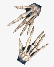 Bone Hands Png - Skeleton Hand Costume, Transparent Png, Free Download
