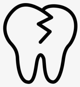 Tooth Shape Outline - Forma De Dientes Png, Transparent Png, Free Download