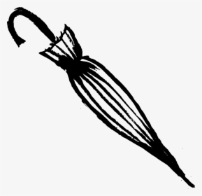 Simple Closed Umbrella Drawing, HD Png Download, Free Download