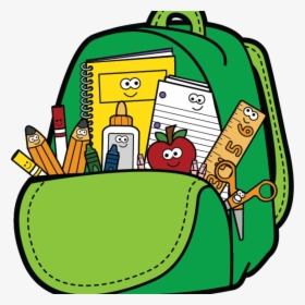 First Day Of School Clipart Thanksgiving Clipart House - School Bag Clipart Transparent, HD Png Download, Free Download