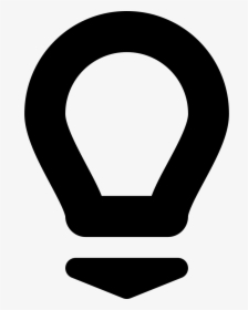 Lightbulb - Geotag Icon Png, Transparent Png, Free Download