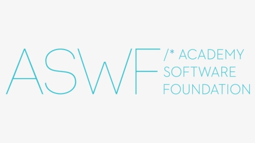 Academy Software Foundation Logo - Electric Blue, HD Png Download, Free Download