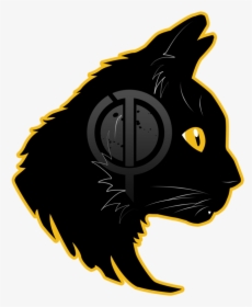 Cats Logo Png - Black Cat Mascot Logo, Transparent Png, Free Download