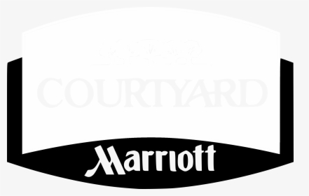 Courtyard By Marriott Logo Black And White - Courtyard By Marriott, HD Png Download, Free Download
