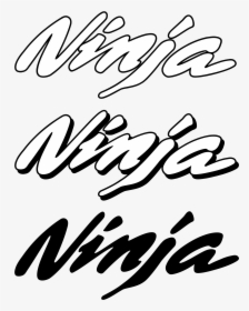 Ninja Logo Png Transparent - Kawasaki Ninja Logo Vector, Png Download, Free Download