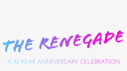 20 Season Of The Renegade Title, HD Png Download, Free Download