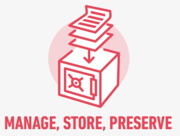 Uct Rdm Icon 06 Manage Store Preserve, HD Png Download, Free Download