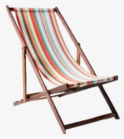#chair #beach #beachchair #summer #wood #woodchair - Sling Beach Chair, HD Png Download, Free Download