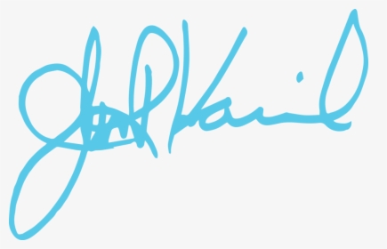 Jrk Signature-lblue - Calligraphy, HD Png Download, Free Download