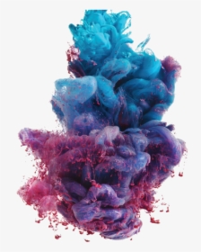 Color Drop In Water Photographed In Motion Ink Swirling - Dirty Sprite 2, HD Png Download, Free Download