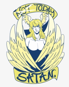 Not Today, Satan More Like “yes Today, Satan - Devilman Crybaby Badass Fanart, HD Png Download, Free Download