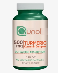 Qunol® Vegetarian Turmeric Curcumin Complex, Ultra - Dietary Supplement, HD Png Download, Free Download