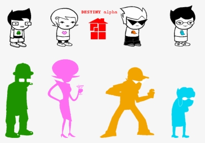 Child Silhouette Clipart - Dirk Strider The Dick Rider, HD Png Download, Free Download
