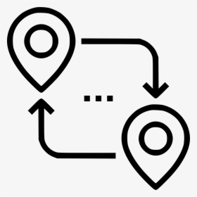 Road Route - Human Computer Interaction Icon, HD Png Download, Free Download