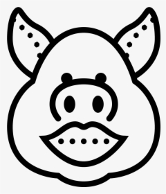Pig With Lipstick Icon, HD Png Download, Free Download