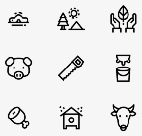 Flat Icon Smart Livestock, HD Png Download, Free Download