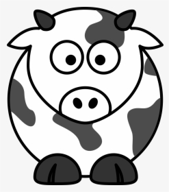Net » Clip Art » Cow Black White Line Super Duper Svg - Simple Line Drawing Of Cow, HD Png Download, Free Download