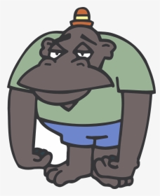 Ape With Hat, HD Png Download, Free Download