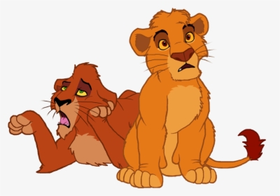 Scar And Mufsa As Cubs - Lion King Scar And Mufasa Cubs, HD Png Download, Free Download