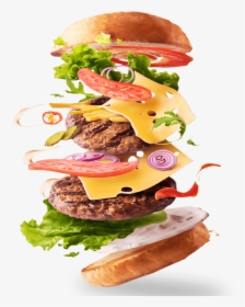 Open Burger Png, Transparent Png, Free Download