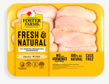 Party Wings - Foster Farms Party Chicken Wings, HD Png Download, Free Download