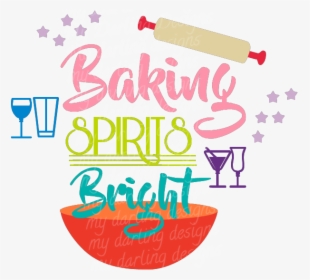 Clip Art Spirits Bright My Darling - Baking Designs Png, Transparent Png, Free Download