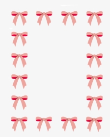 Bows Border Png, Transparent Png, Free Download