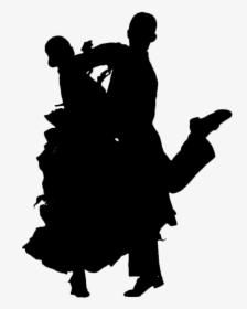 Transparent Dancing Couple Png - Hunting Black And White, Png Download, Free Download
