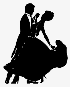 Waltz Lessons Ballroom Club - Ballroom Dance Black And White, HD Png Download, Free Download