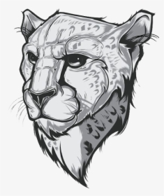 Face Cheetah Logo Design, HD Png Download, Free Download
