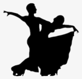 #dance #couple #black #shadow #stickers - Ballroom Dance Silhouette, HD Png Download, Free Download