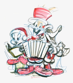 Looney Tunes Holiday Sketch Pullover Hoodie - Hoodie, HD Png Download, Free Download