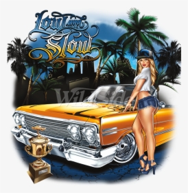 Low And Slow Lowrider Art - Low And Slow Lowrider, HD Png Download, Free Download
